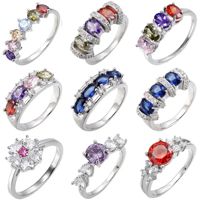 Europe and The United States New Hot Creative Fashion Color Purple Blue Pink Crystal Stone Couple Ring Jewelry Wholesale
Europe and The United States New Hot Creative Fashion Color Purple Blue Pink Crystal Stone Couple Ring Jewelry Wholesale