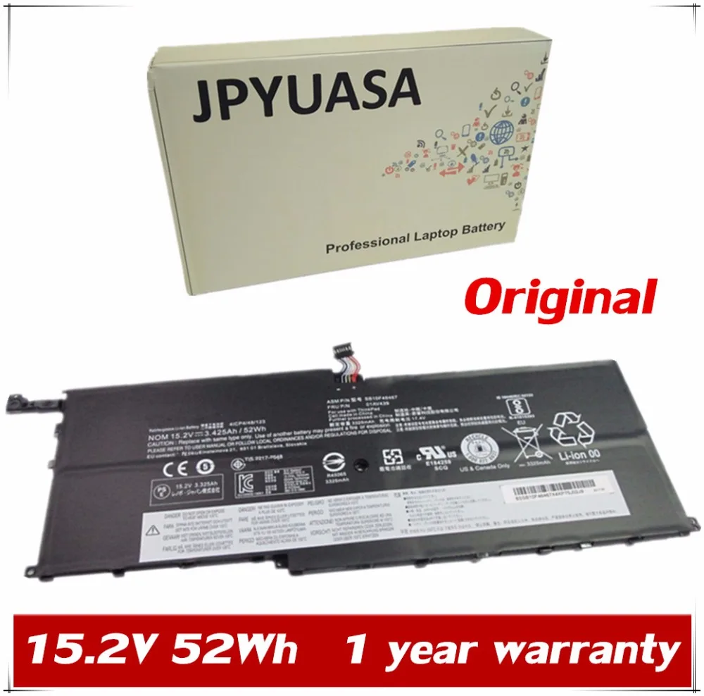 7XINbox 15.2V 3.425Ah 52Wh Laptop Battery SB10F4647 01AV410 01AV439 For Lenovo THINKPAD X1 YOGA Carbon 4 X1C yoga Carbon 6
7XINbox 15.2V 3.425Ah 52Wh Laptop Battery SB10F4647 01AV410 01AV439 For Lenovo THINKPAD X1 YOGA Carbon 4 X1C yoga Carbon 6