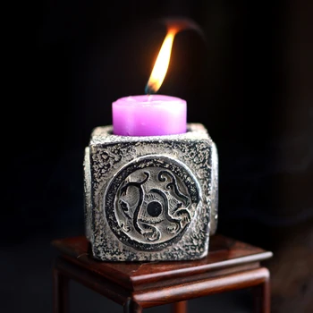 1pc Candlestick Durable Resin Chinese Traditional God Family Supplies Candlestick Candle Holder for Decoration Home
1pc Candlestick Durable Resin Chinese Traditional God Family Supplies Candlestick Candle Holder for Decoration Home