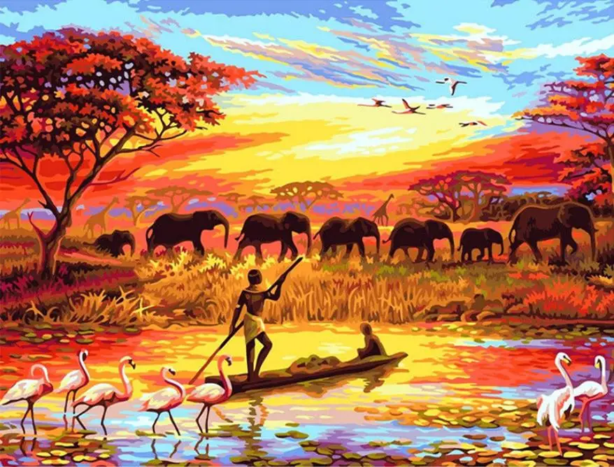 Diamond Painting Africa Animal DIY Diamond Embroidery 5D Square Mosaic Full Pictures by Numbers Rhinestones Elephants
Diamond Painting Africa Animal DIY Diamond Embroidery 5D Square Mosaic Full Pictures by Numbers Rhinestones Elephants