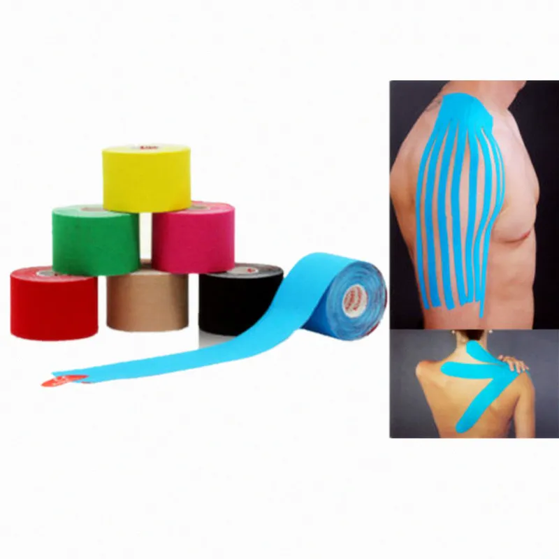 Muscle Tape 5cm x 5m Sports Tape Cotton Elastic Adhesive Muscle Bandage Care Physio Strain Injury Support
Muscle Tape 5cm x 5m Sports Tape Cotton Elastic Adhesive Muscle Bandage Care Physio Strain Injury Support