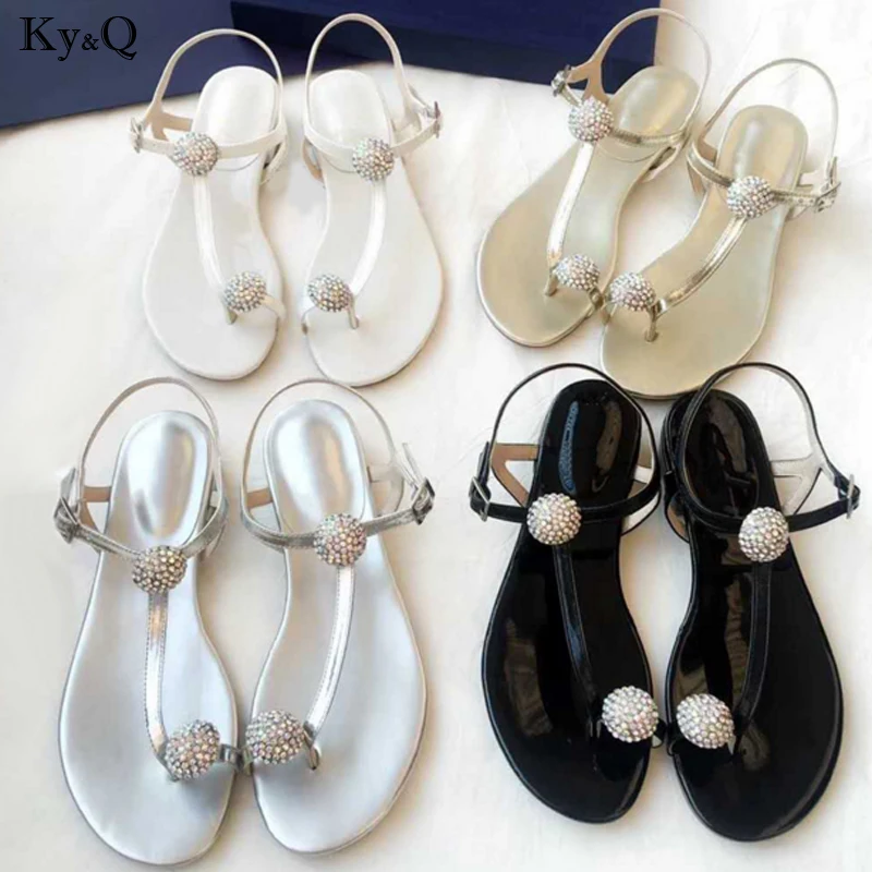 Summer New 2019 Ladies Fashion Simple Leather Toe Rhinestone Ball Buckle Non-slip Open Toe Low Heel Casual Wild Flat Sandals
Summer New 2019 Ladies Fashion Simple Leather Toe Rhinestone Ball Buckle Non-slip Open Toe Low Heel Casual Wild Flat Sandals