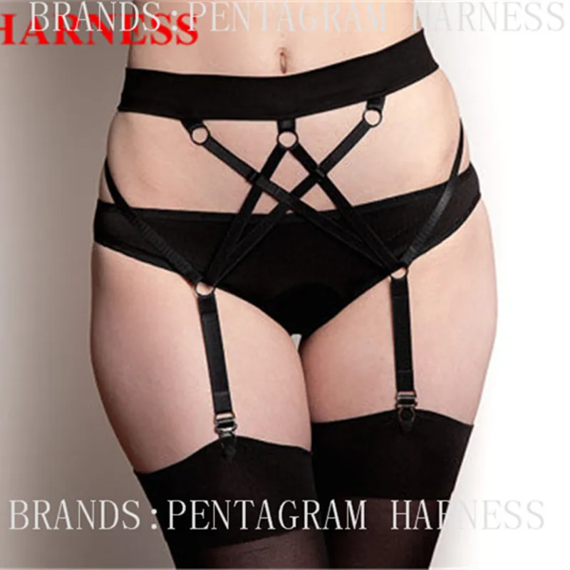 Пояс для чулок с цепочками 