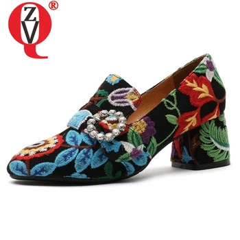 ZVQ shoes women 2019 spring new fashion embroider round toe slip-on women pumps outside crystal med square heel plus size shoes
ZVQ shoes women 2019 spring new fashion embroider round toe slip-on women pumps outside crystal med square heel plus size shoes