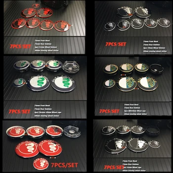 7pcs 40mm streer wheel 74mm front rear boot 56mm 60mm 64mm ALFA ROMEO Car Logo emblem Wheel Center Hub Cap Badge Sticker covers
7pcs 40mm streer wheel 74mm front rear boot 56mm 60mm 64mm ALFA ROMEO Car Logo emblem Wheel Center Hub Cap Badge Sticker covers