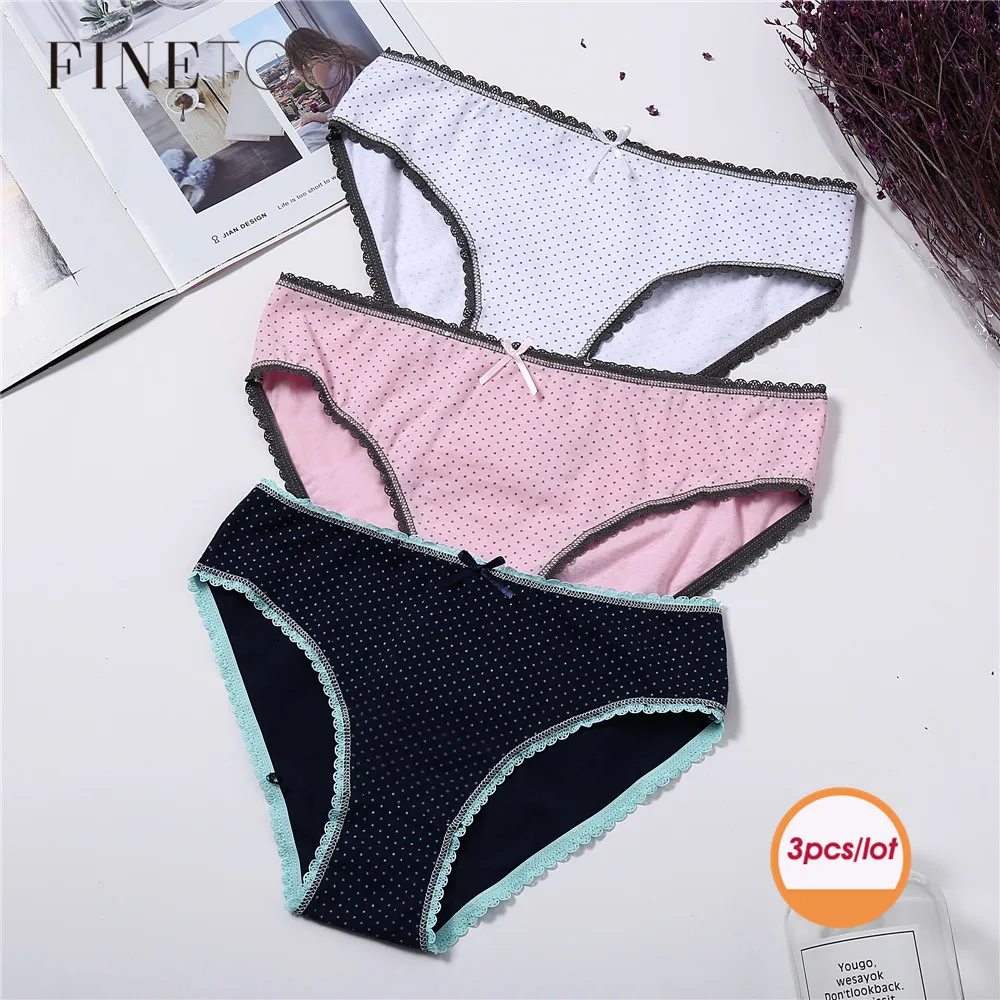 Cotton Panty Set Fashion Dot Underwear Comfort Briefs For Women Low Rise Panties Girls Bow Underwear Female Lingerie On Sale
Cotton Panty Set Fashion Dot Underwear Comfort Briefs For Women Low Rise Panties Girls Bow Underwear Female Lingerie On Sale