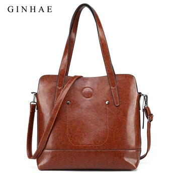 Large Capacity Women Shoulder Bag Vintage 2pcs Women Composite Bag Wax Oil Leather Women Tote Handbags Small Clutch Bag Set Sac
Large Capacity Women Shoulder Bag Vintage 2pcs Women Composite Bag Wax Oil Leather Women Tote Handbags Small Clutch Bag Set Sac