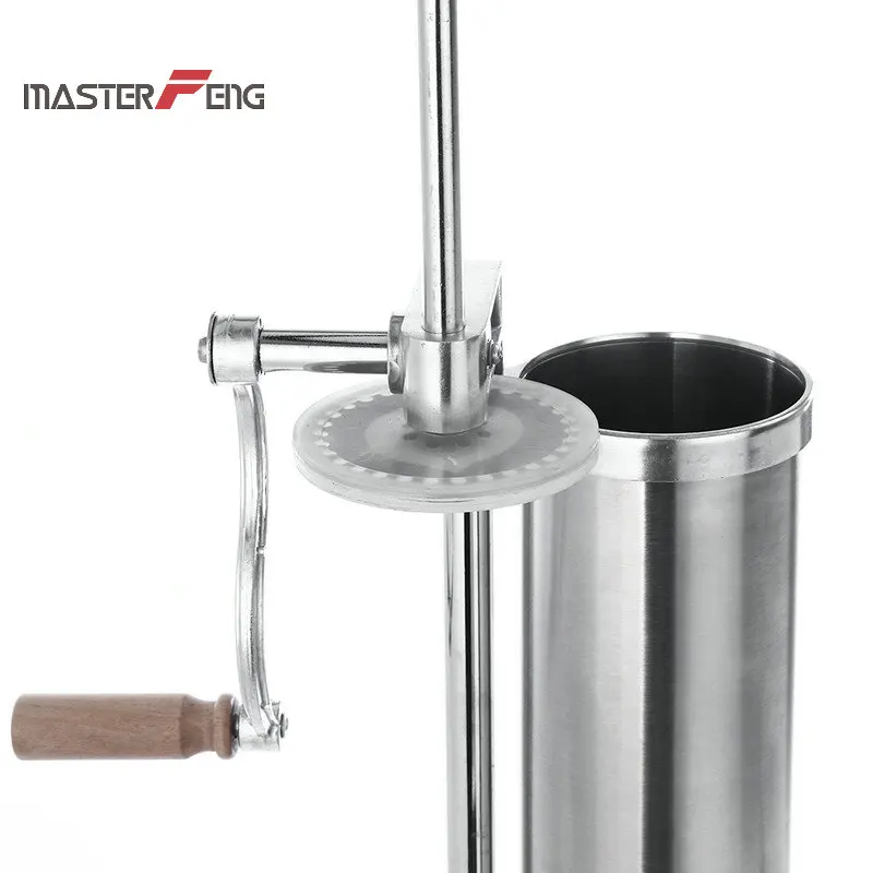 sausage stuffer with stainless steel filling nozzles MF-3005C_04