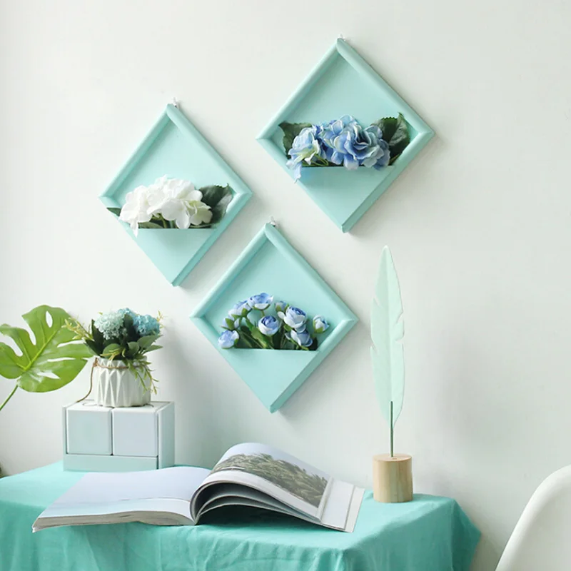Creative Metal Iron Art Wall Vase Home Hanging Flower Basket Decoration Adornment Square Shape Solid Color Flower Holder Vases
Creative Metal Iron Art Wall Vase Home Hanging Flower Basket Decoration Adornment Square Shape Solid Color Flower Holder Vases