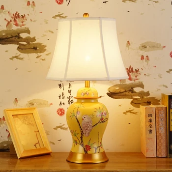 New Chinese modern ceramics table lamps for living room Led Bed lamp bedside light table light Tafellamp lamps bedroom
New Chinese modern ceramics table lamps for living room Led Bed lamp bedside light table light Tafellamp lamps bedroom