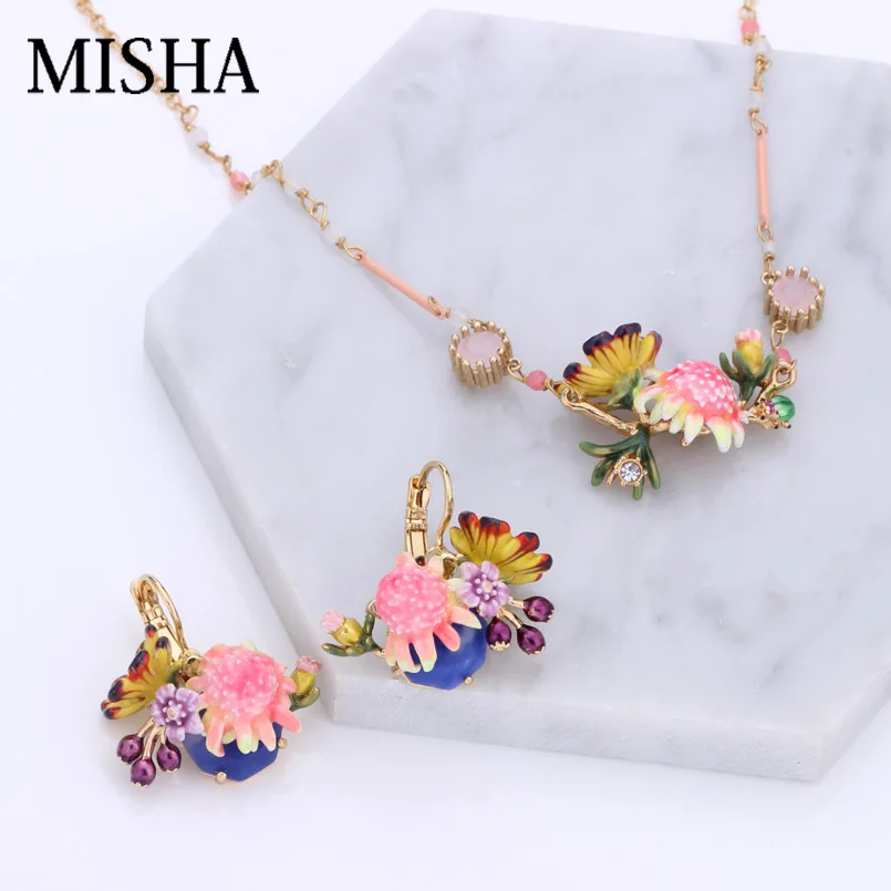 MISHA 2019 Hot selling Jewelry Sets women wedding/party jewelry Flower Necklace Bracelet Fine Party Jewelry Sets For Woman L465
MISHA 2019 Hot selling Jewelry Sets women wedding/party jewelry Flower Necklace Bracelet Fine Party Jewelry Sets For Woman L465