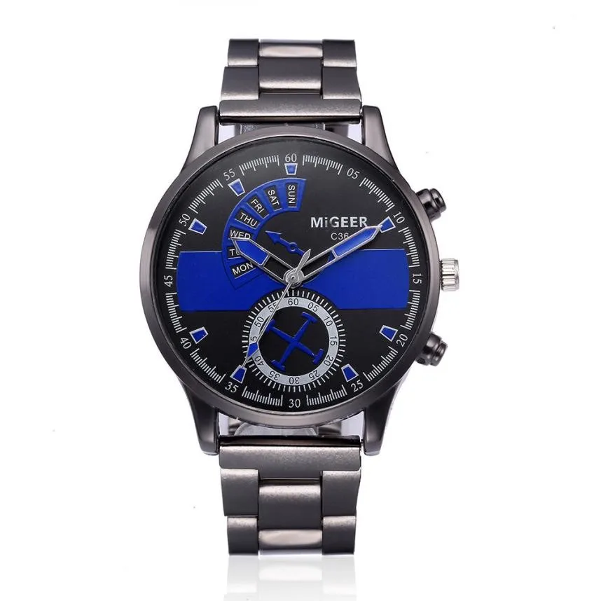 MIGEER Relogio Masculino Luxury Business Wrist Watches Men Top Brand Roman Numerals Stainless Steel Quartz Watch Mens Clock
MIGEER Relogio Masculino Luxury Business Wrist Watches Men Top Brand Roman Numerals Stainless Steel Quartz Watch Mens Clock