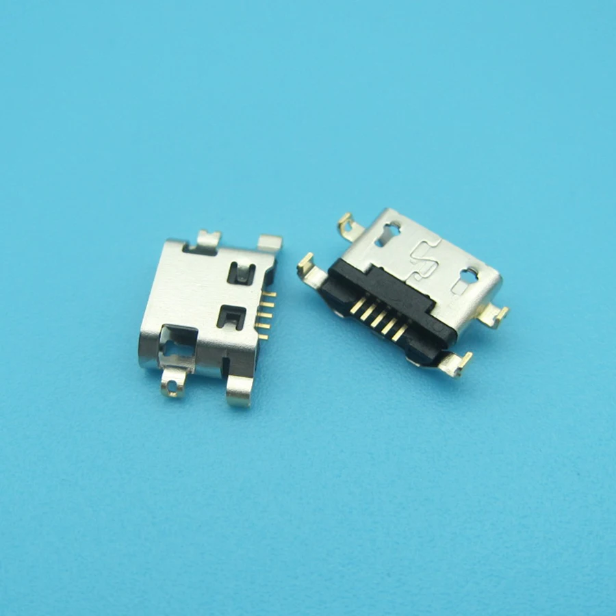 

5pcs micro mini usb jack socket type-B Charging port Connector dock plug for Fly IQ458 Evo Tech 2 IQ459 Quad EVO Chic 2 5 pin