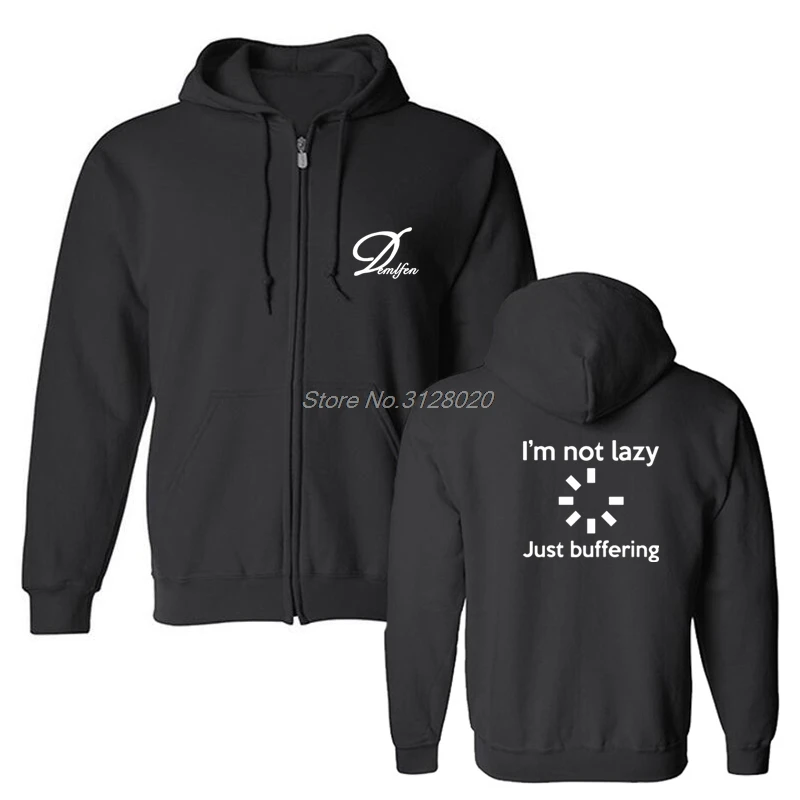 I'M Not Lazy Just Buffering Funny Printed Sweatshirt Computer Loading Tops Spring Autumn Men's Fleece Cotton Hoodies Streetwear
I'M Not Lazy Just Buffering Funny Printed Sweatshirt Computer Loading Tops Spring Autumn Men's Fleece Cotton Hoodies Streetwear