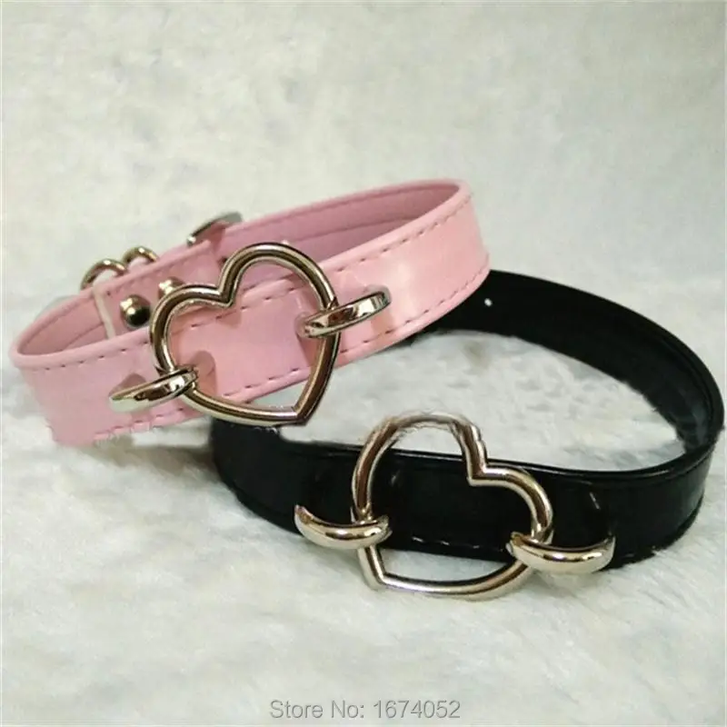 Punk Harajuku Cosplay 100% Handcrafted PU Leather Choker Heart Metal Gothic Fetish Collar Necklace
Punk Harajuku Cosplay 100% Handcrafted PU Leather Choker Heart Metal Gothic Fetish Collar Necklace