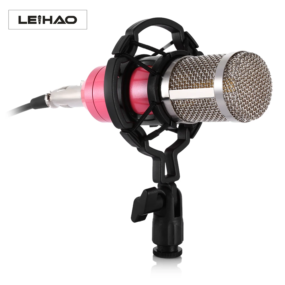 Original Professional BM 800 bm800 Condenser Sound Recording Microphone with Shock Mount for Radio Braodcasting Singing Black
Original Professional BM 800 bm800 Condenser Sound Recording Microphone with Shock Mount for Radio Braodcasting Singing Black