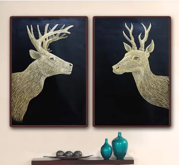 Sika Deer Modeling 2 Pieces Decorative Painting Oil Paintings Wall Art Canvas Picture for Living Room Decoration No Framed
Sika Deer Modeling 2 Pieces Decorative Painting Oil Paintings Wall Art Canvas Picture for Living Room Decoration No Framed