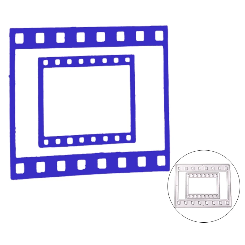 2pcs/set Film Frame Customized scrapbooking DIY Carbon Sharp Metal steel cutting die Book photo album art card Dies Cut
2pcs/set Film Frame Customized scrapbooking DIY Carbon Sharp Metal steel cutting die Book photo album art card Dies Cut
