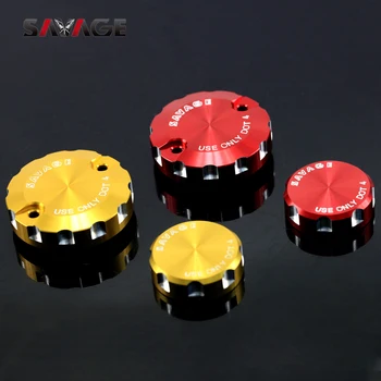 For Aprilia RSV4 FACTORY RSV 4R/4RR RSV4R Front & Rear Brake Fluid Reservoir Cover Cap Motorcycle Accessories CNC Aluminum
For Aprilia RSV4 FACTORY RSV 4R/4RR RSV4R Front & Rear Brake Fluid Reservoir Cover Cap Motorcycle Accessories CNC Aluminum