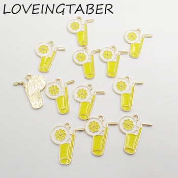 Newest ! 25mm*22mm 30pcs/lot Gold Color All Enamel Lemon Juice Small Charm Pendants Jewelry Making Handmade DIY Accessories
Newest ! 25mm*22mm 30pcs/lot Gold Color All Enamel Lemon Juice Small Charm Pendants Jewelry Making Handmade DIY Accessories