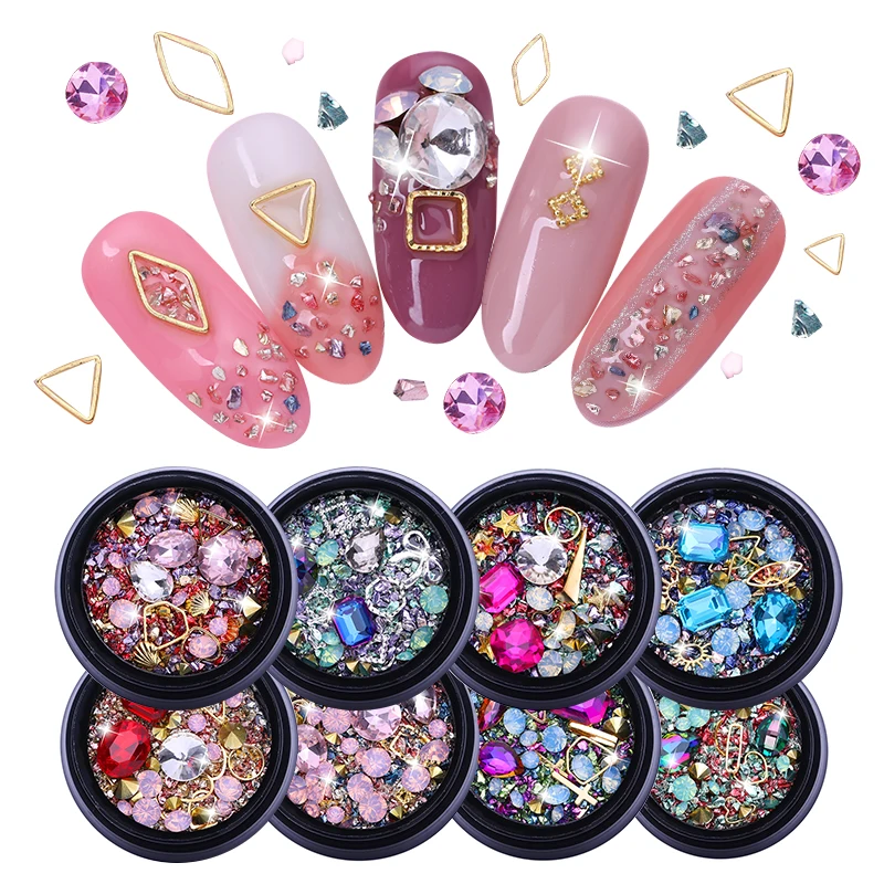 3D Nail Rhinestones Mix Sized Nail Studs Flat Back 3D Nail Decoration AB Color Art in Box Nail Art Decoration Tools
3D Nail Rhinestones Mix Sized Nail Studs Flat Back 3D Nail Decoration AB Color Art in Box Nail Art Decoration Tools