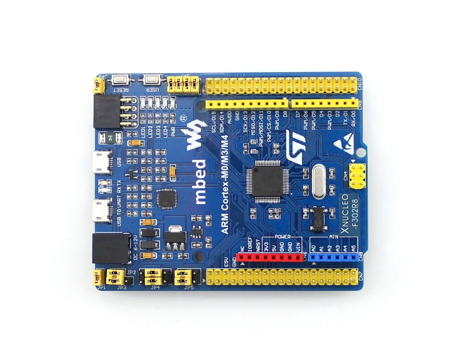 Waveshare STM32 Board XNUCLEO-F302R8 STM32F302R8T6 Cortex-M4 STM32 Development Board with a ST-LINK/V2 Module Starter Kit
Waveshare STM32 Board XNUCLEO-F302R8 STM32F302R8T6 Cortex-M4 STM32 Development Board with a ST-LINK/V2 Module Starter Kit