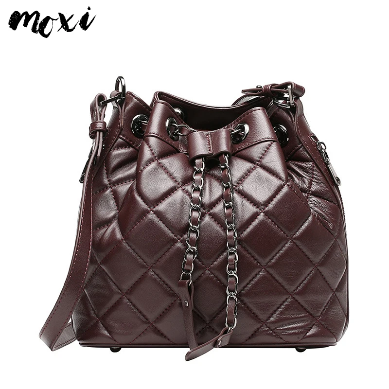 Moxi Women Shoulder Messenger Bag Real Sheepskin Female Handbags Diamond Lattice Ladies Womens Bag All-match Travel Bag For Lady
Moxi Women Shoulder Messenger Bag Real Sheepskin Female Handbags Diamond Lattice Ladies Womens Bag All-match Travel Bag For Lady