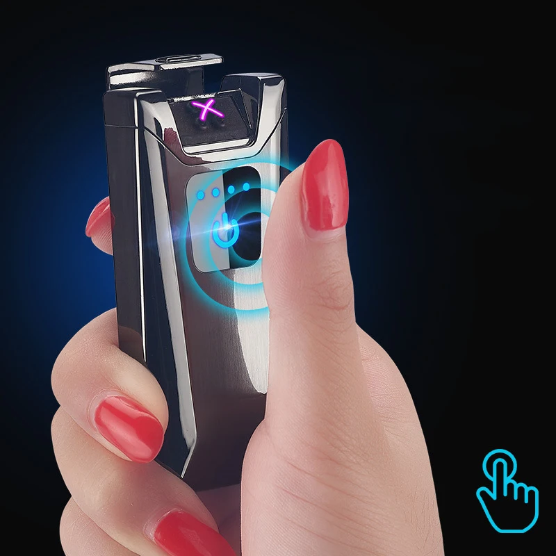 Touch Screen Induction Ignition Double Arc Lighter Plasma Windproof Lighter USB Charging Capacity Display Cigarette Lighter
Touch Screen Induction Ignition Double Arc Lighter Plasma Windproof Lighter USB Charging Capacity Display Cigarette Lighter