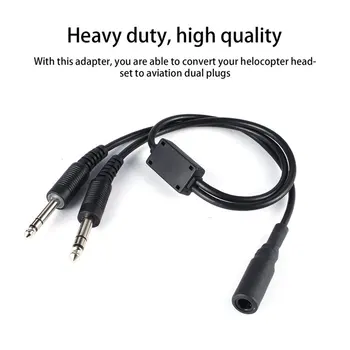 Replacement Helicopter to General Aviation Headset Adapter Cable David Clark AVCOMM U 174 Monitor Headphone,common Headphone
Replacement Helicopter to General Aviation Headset Adapter Cable David Clark AVCOMM U 174 Monitor Headphone,common Headphone