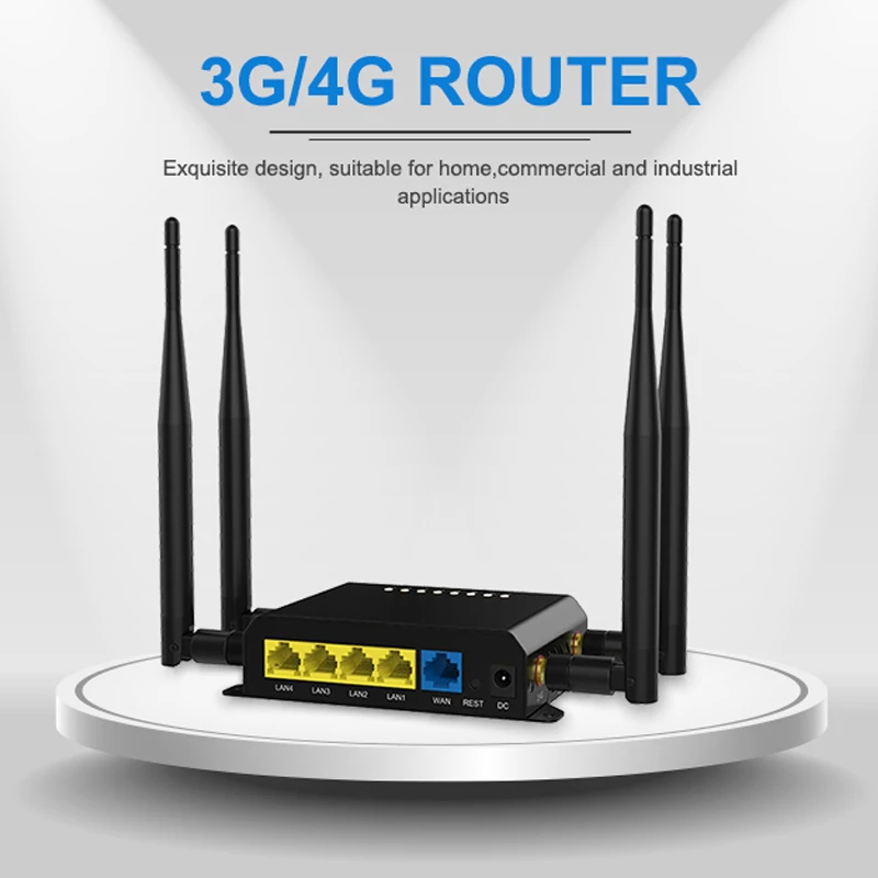 Router 4g lte wifi mobile sim card with external antenna outdoor 300mbps vpn access point hotspot 4g wireless watchdog QCA9531
Router 4g lte wifi mobile sim card with external antenna outdoor 300mbps vpn access point hotspot 4g wireless watchdog QCA9531
