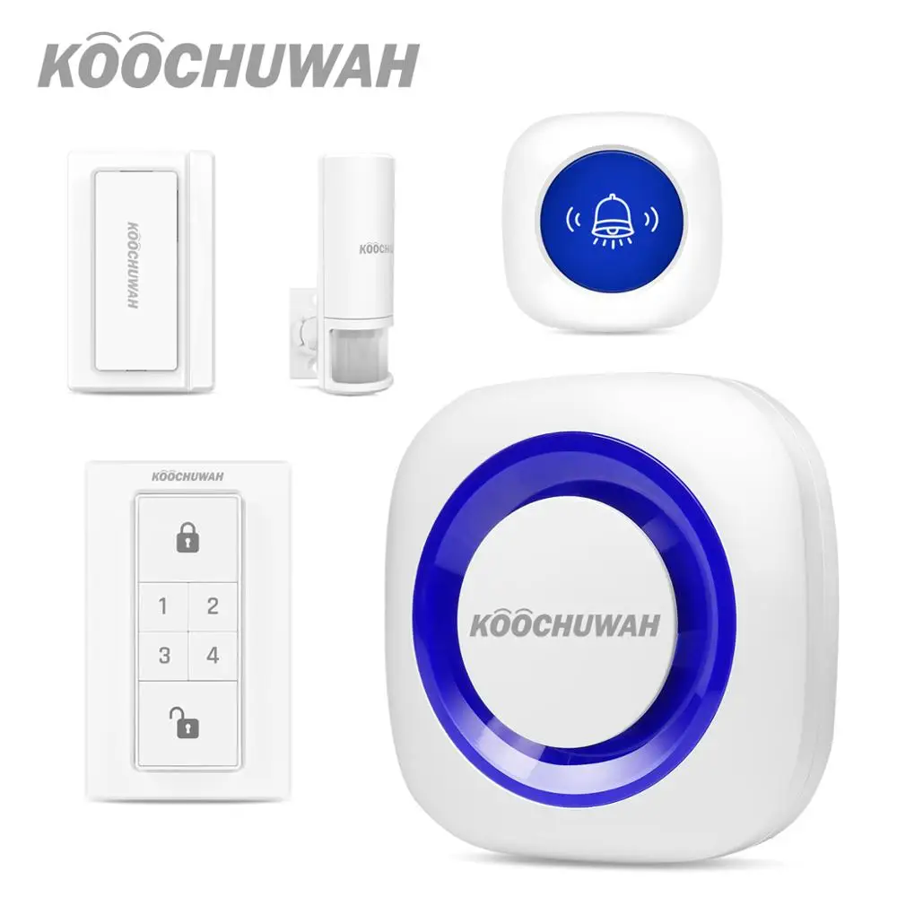 KOOCHUWAH Security Alarms for Home PIR Detector Motion Alarm Adjustable Volume Home Security Driveway Alarm
KOOCHUWAH Security Alarms for Home PIR Detector Motion Alarm Adjustable Volume Home Security Driveway Alarm