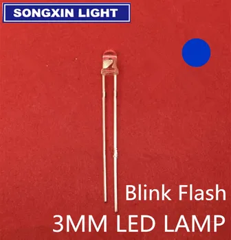 1000PCS 3mm LED Diodes Flashing Blue Clear Blinking Light Emitting Diodes Flash Blink 3mm Blinking LED Diodo 3mm danshan B
1000PCS 3mm LED Diodes Flashing Blue Clear Blinking Light Emitting Diodes Flash Blink 3mm Blinking LED Diodo 3mm danshan B