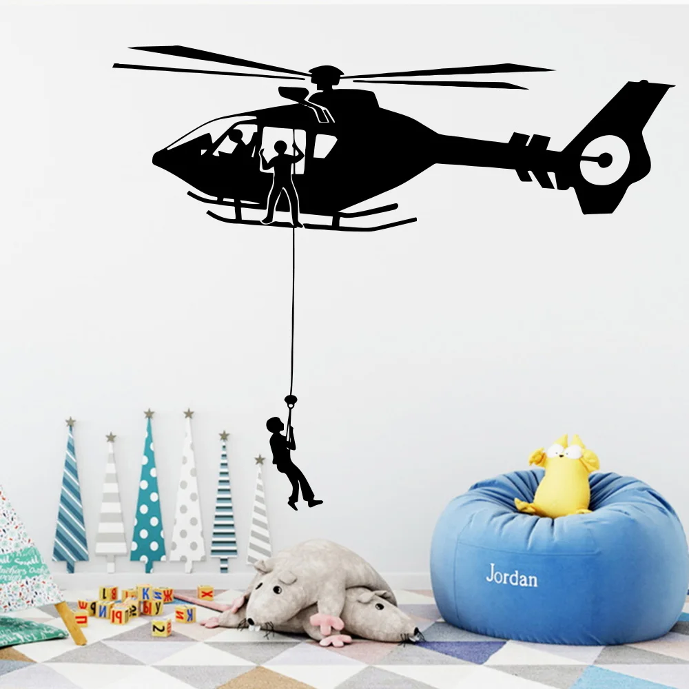 Cartoon Air Force Helicopter Vinyl Wall Sticker Removable For Kids Room Decoration House Decor Wall Decal Murals Wallpaper
Cartoon Air Force Helicopter Vinyl Wall Sticker Removable For Kids Room Decoration House Decor Wall Decal Murals Wallpaper