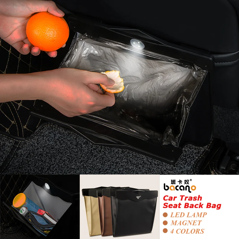 Led Dual-use Storage Bag Car Vehicle Trash Rubbish Bin Garbage Can Styling Dust Case Holder Seat Back Bag Ashtray Barrel
Led Dual-use Storage Bag Car Vehicle Trash Rubbish Bin Garbage Can Styling Dust Case Holder Seat Back Bag Ashtray Barrel