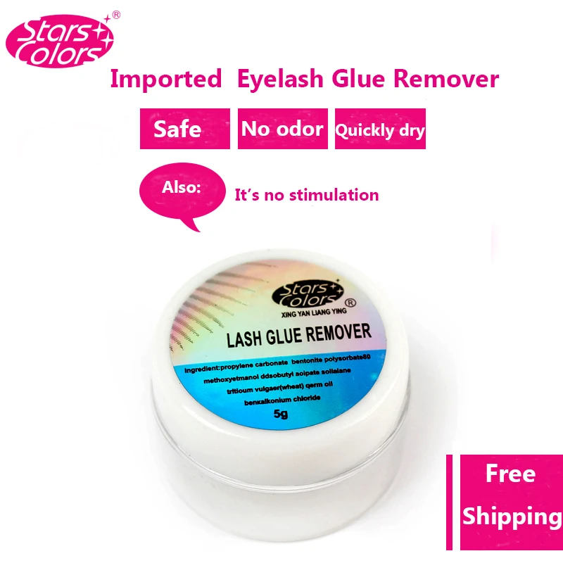 Stars Colors Hight Quality 5g Professional Non Odor False Eyelash Glue Remover No stimulation without any harm
Stars Colors Hight Quality 5g Professional Non Odor False Eyelash Glue Remover No stimulation without any harm