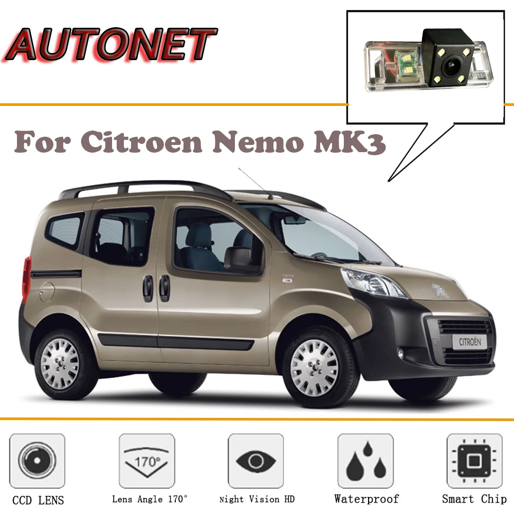 AUTONET Rear View camera For Citroen Nemo MK3 2007~2018/Reverse Camera/Backup Camera/license plate camera
AUTONET Rear View camera For Citroen Nemo MK3 2007~2018/Reverse Camera/Backup Camera/license plate camera