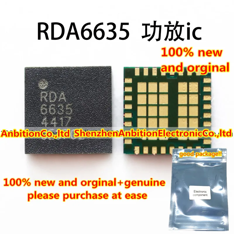 1pcs 100% new and orginal RDA6152 RDA6221 RDA6231 RDA6625 RDA6635 RDA6655A AP6694 RDA6582 RDA6636 in stock
1pcs 100% new and orginal RDA6152 RDA6221 RDA6231 RDA6625 RDA6635 RDA6655A AP6694 RDA6582 RDA6636 in stock