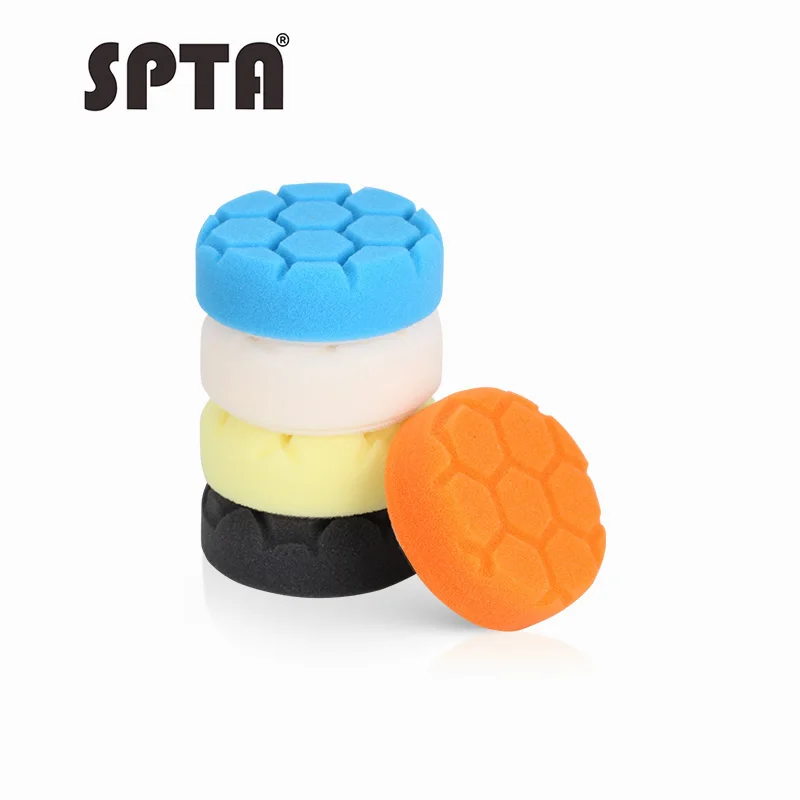 SPTA 3" (80mm) Polishing Buffer Pad Buffing Polishing Pad Set Yellow/Orange/Blue/Black/White For Car Polisher-Select Set
SPTA 3" (80mm) Polishing Buffer Pad Buffing Polishing Pad Set Yellow/Orange/Blue/Black/White For Car Polisher-Select Set
