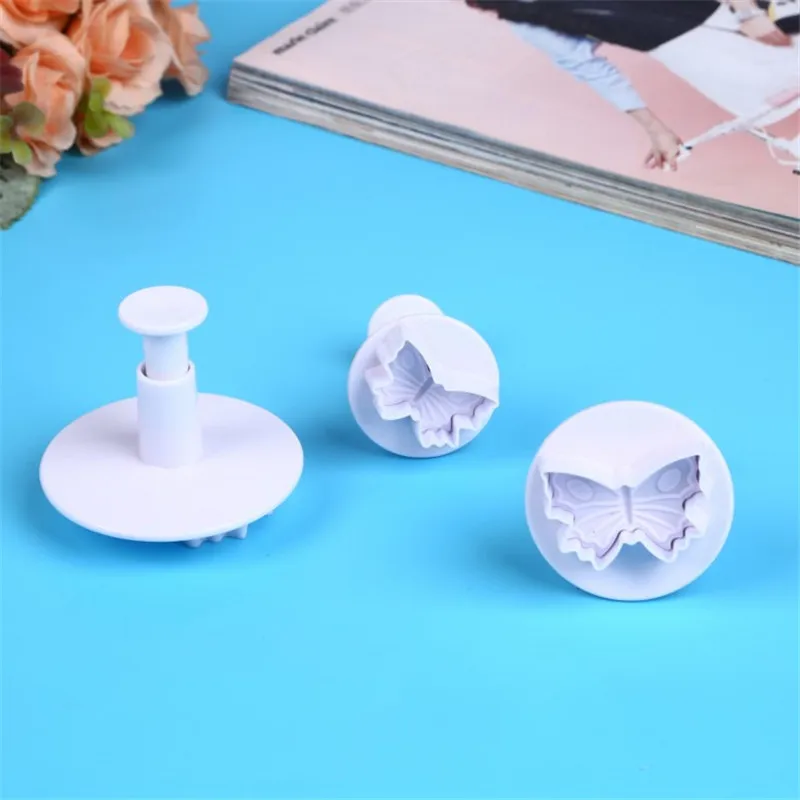 TTLIFE 3pcs Butterfly Cookie Cutter Fondant Cake Plunger Biscuit Mold Sugar Craft Confectionery Pastry Bakeware Decorating Tools
TTLIFE 3pcs Butterfly Cookie Cutter Fondant Cake Plunger Biscuit Mold Sugar Craft Confectionery Pastry Bakeware Decorating Tools
