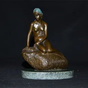 Bronze ornaments Mermaid copper crafts Denmark, the daughter of the sea Feng Shui jewelry gift bar
Bronze ornaments Mermaid copper crafts Denmark, the daughter of the sea Feng Shui jewelry gift bar