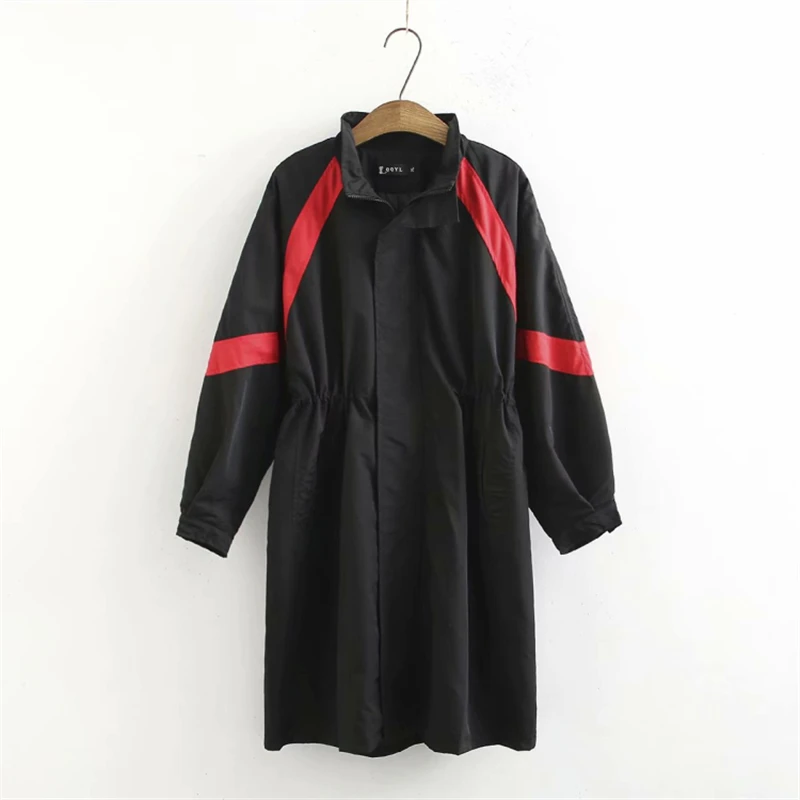 2019 Spring Autumn New Trench Coat Women Fashion Plus Size Splice Womens Windbreaker Casual Loose Long Overcoat Women Coat 4XL
2019 Spring Autumn New Trench Coat Women Fashion Plus Size Splice Womens Windbreaker Casual Loose Long Overcoat Women Coat 4XL