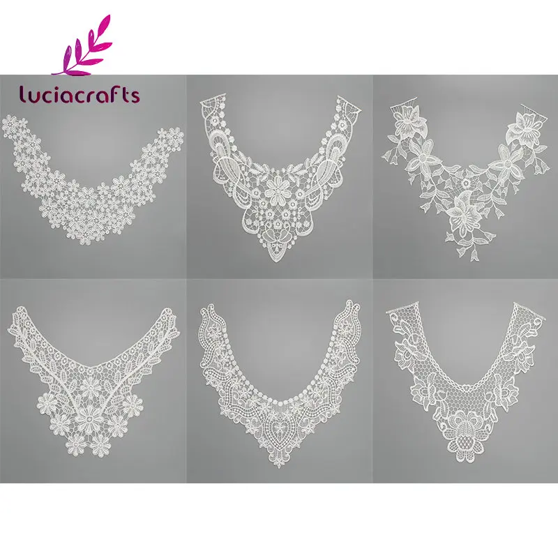 Lucia crafts 1piece/lot White Embroidered Lace Trim Ribbon DIY Collar Lace Fabrics for Patchwork Sewing Materials R0409
Lucia crafts 1piece/lot White Embroidered Lace Trim Ribbon DIY Collar Lace Fabrics for Patchwork Sewing Materials R0409
