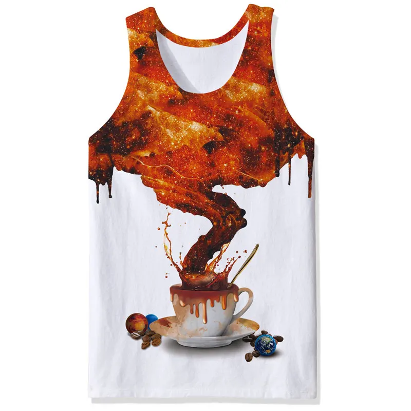 3D Print Coffee Paint Painting Planet Vest Men Bodybuilding Tank Top Fitness Sleeveless Spain shirt Sportswear Undershirt Black
3D Print Coffee Paint Painting Planet Vest Men Bodybuilding Tank Top Fitness Sleeveless Spain shirt Sportswear Undershirt Black