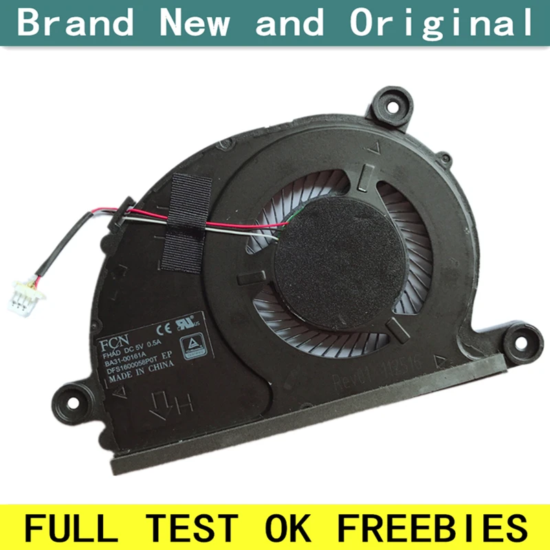 New laptop CPU GPU cooling fan Cooler Notebook PC for Samsung NP-900X3 NP900X3L 900X3N NP900X3N 900X5L NP900X5L BA31-00161A
New laptop CPU GPU cooling fan Cooler Notebook PC for Samsung NP-900X3 NP900X3L 900X3N NP900X3N 900X5L NP900X5L BA31-00161A