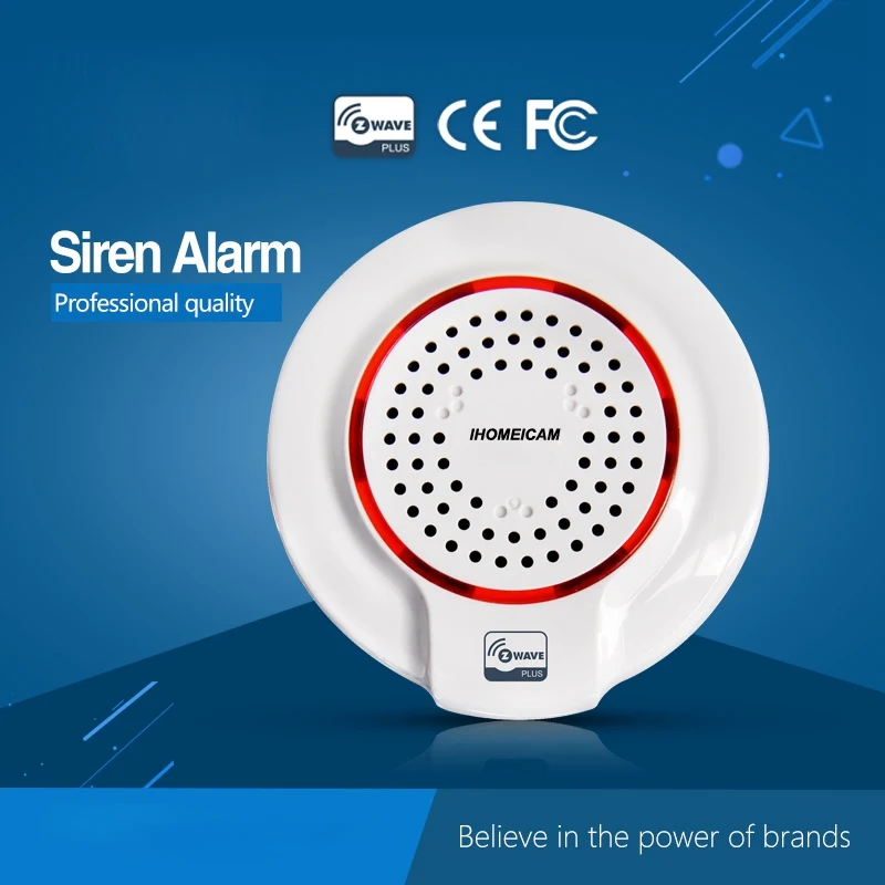 NEO Coolcam NAS-AB01Z Z-wave Wireless Siren Alarm Sensor Smart Home Security Audio Alarms for 300 Series & 500 Series
NEO Coolcam NAS-AB01Z Z-wave Wireless Siren Alarm Sensor Smart Home Security Audio Alarms for 300 Series & 500 Series
