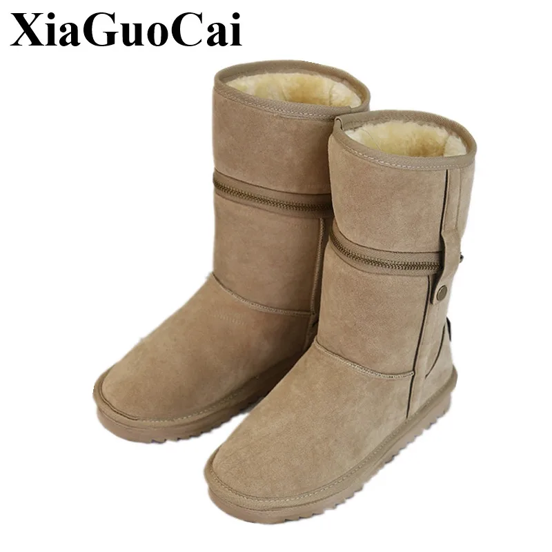 Winter Women Warm Snow Boots with Fur Fleeces Shoes Ankle Boots Fashion Solid Separable Flats Boots Anti-skid Wear resistant
Winter Women Warm Snow Boots with Fur Fleeces Shoes Ankle Boots Fashion Solid Separable Flats Boots Anti-skid Wear resistant