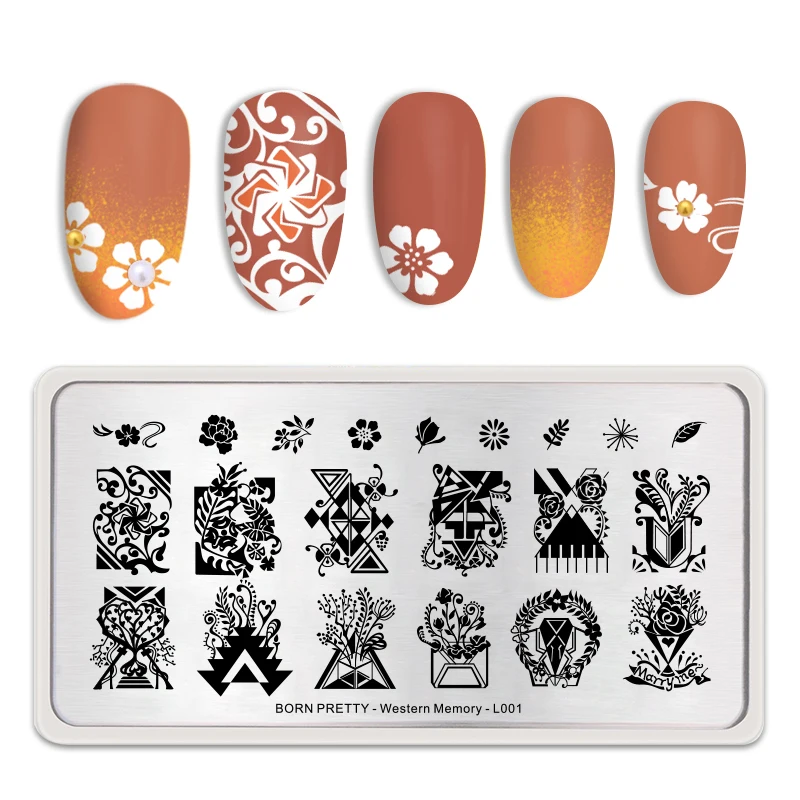 BORN PRETTY Stamping Plates Western Memory Theme Butterfly Pattern Stainless Steel Nail Stamp Image Printing Template Tools
BORN PRETTY Stamping Plates Western Memory Theme Butterfly Pattern Stainless Steel Nail Stamp Image Printing Template Tools