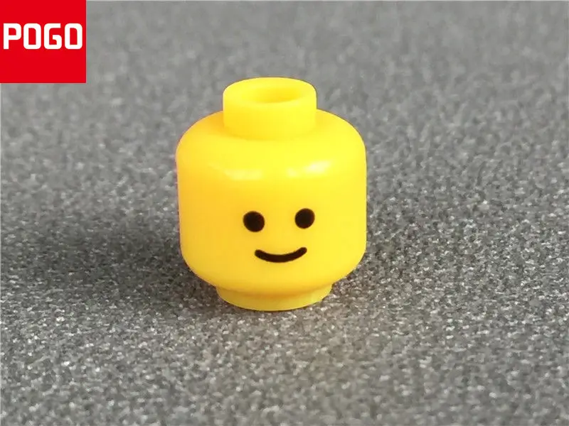 10 pcs/lot POGO Head Standard Grin Pattern - Stud Recessed NEW fit with 3626cp01 Educational Building blocks toys kid gift
10 pcs/lot POGO Head Standard Grin Pattern - Stud Recessed NEW fit with 3626cp01 Educational Building blocks toys kid gift