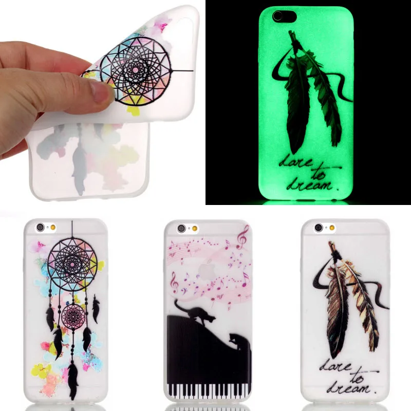 Luminous Soft Cases for Apple iPhone 6 6S Glow in Dark Mandala Cat Flower Clear Printing TPU Silicone Phone Cover Shell Coque
Luminous Soft Cases for Apple iPhone 6 6S Glow in Dark Mandala Cat Flower Clear Printing TPU Silicone Phone Cover Shell Coque