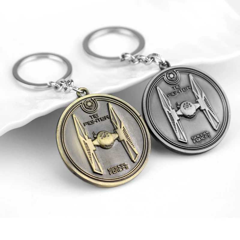 MQCHUN Movie Jewelry Star Wars TIE Fighter Engine Fighter Pattern Keychain Star Trek Pendant Keyring Boys Men Coaplay Gift
MQCHUN Movie Jewelry Star Wars TIE Fighter Engine Fighter Pattern Keychain Star Trek Pendant Keyring Boys Men Coaplay Gift